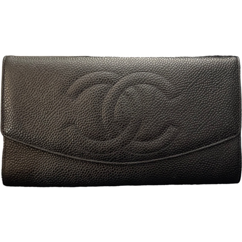 Chanel Timeless CC Black Leather Wallet - Picture 1 of 13